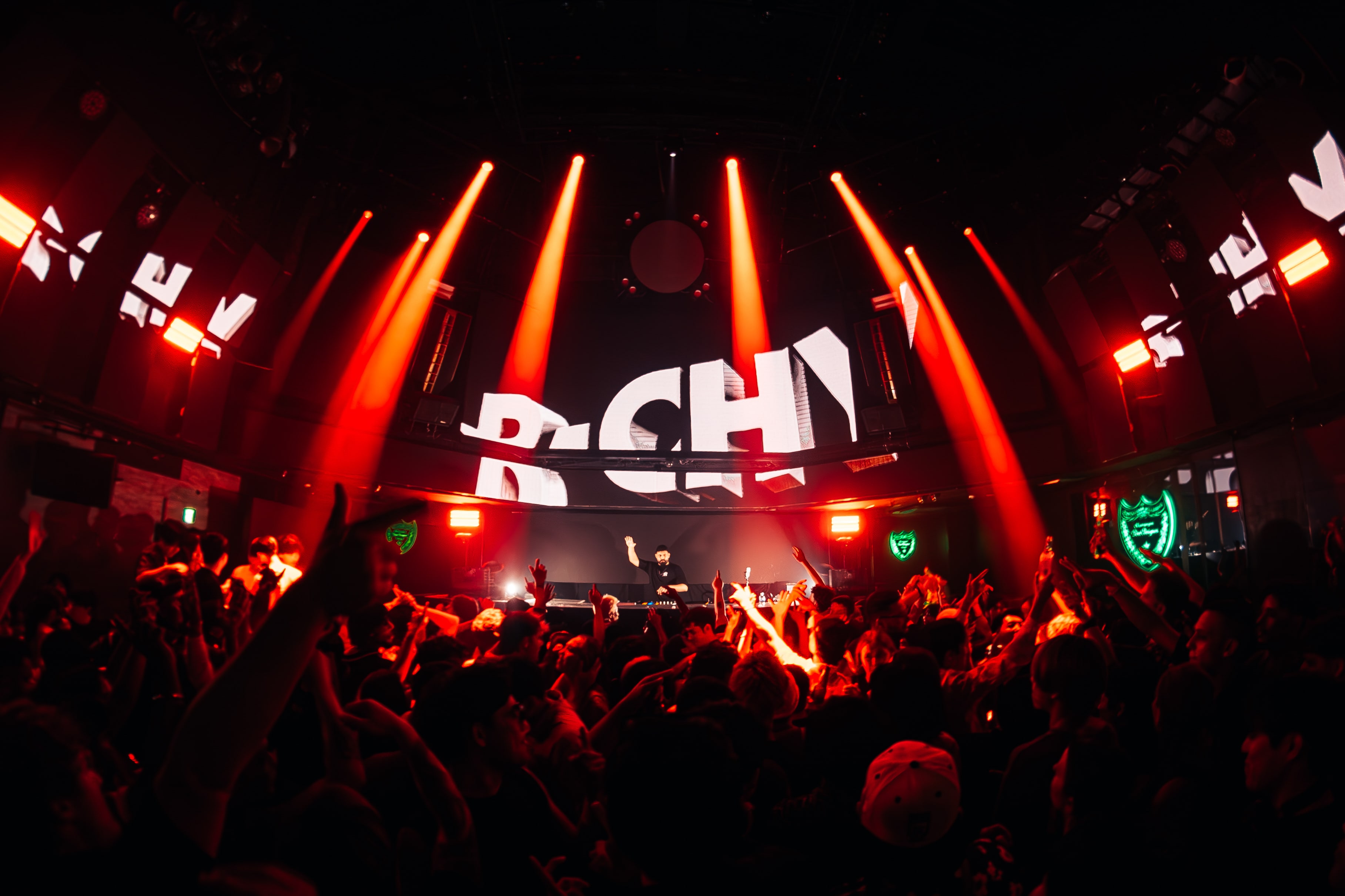 R-CHY performing live to a packed crowd